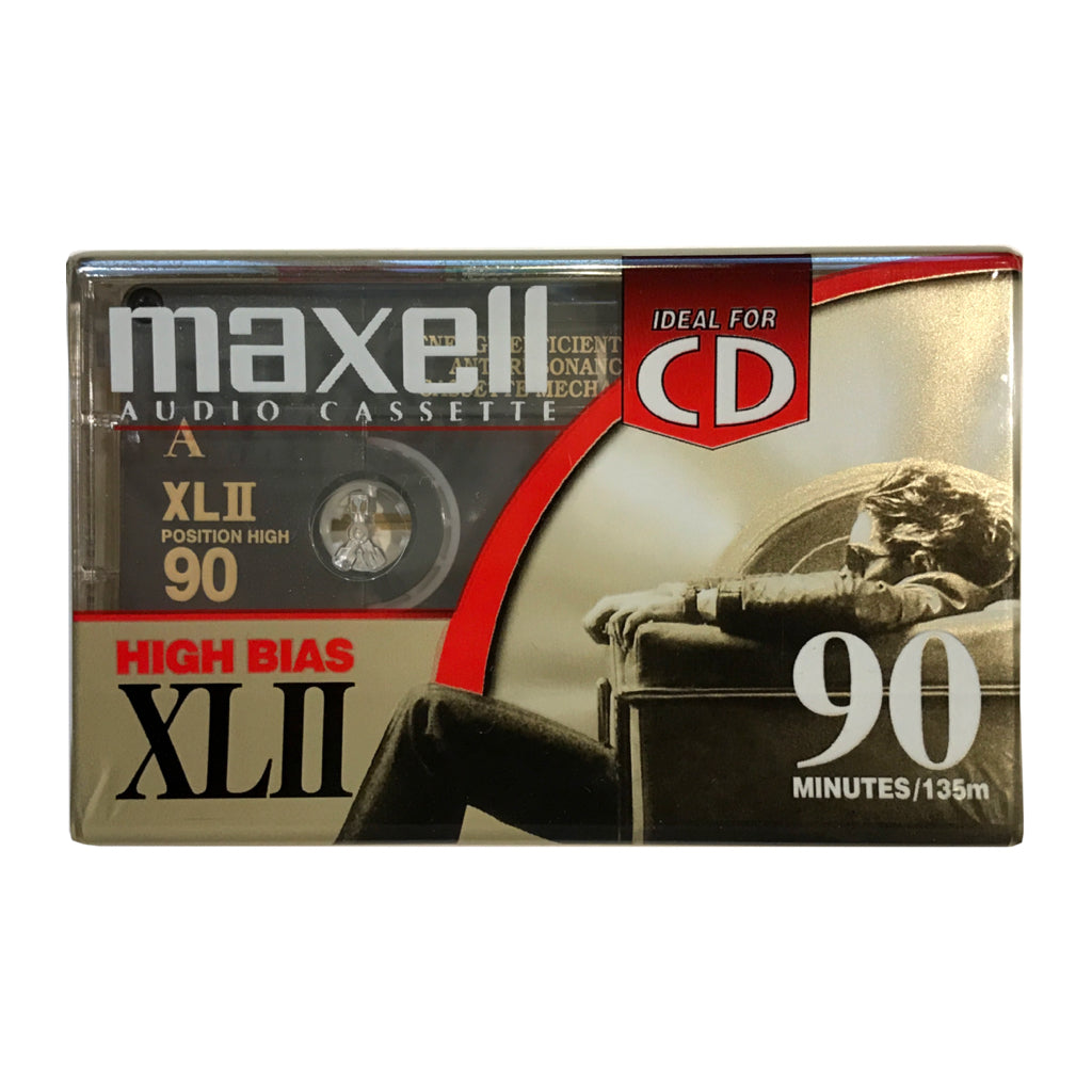 Blank Cassette Tape - Maxell XLII High Bias 90 Type II Cassette