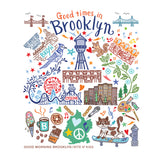 GMBK Swedish Cloth "Good times in Brooklyn" by Bite n’ Kiss - MeMe Antenna