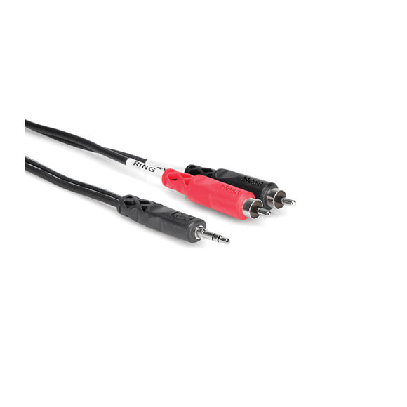 Hosa - Stereo Breakout 3.5mm TRS male to Dual RCA male - MeMe Antenna