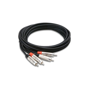 Hosa - Pro Stereo Interconnect Dual REAN RCA male to Same - MeMe Antenna