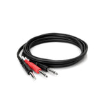 Hosa - Insert Cable 1/4" TRS male to Dual 1/4" TS male - MeMe Antenna