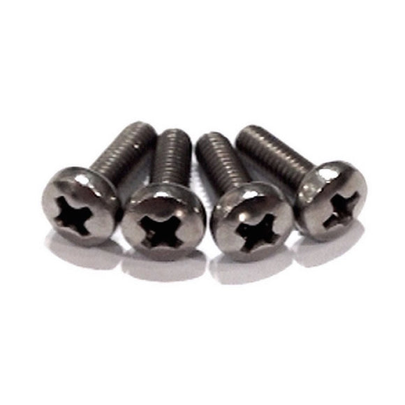 M4 Stainless Machine Screws (set of 4) (Length 12mm / Pitch .7mm) - MeMe Antenna