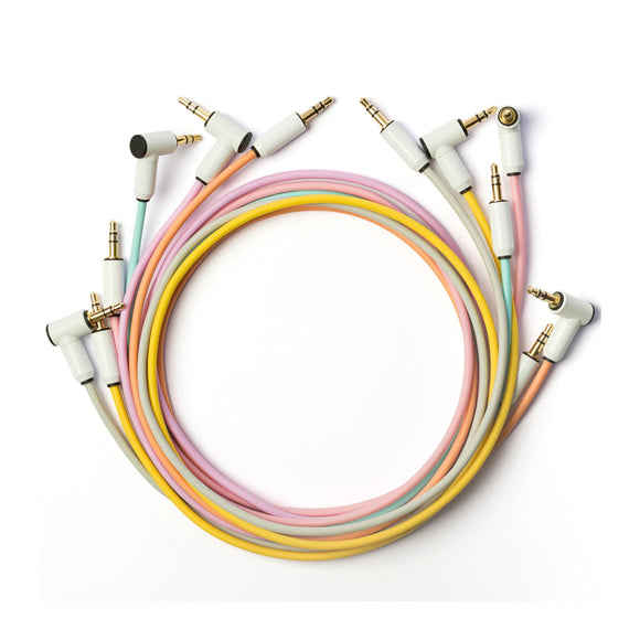 myVolts - Candycords - 3.5mm straight jack to 3.5mm angled jack, 70cm 6-pack - MeMe Antenna