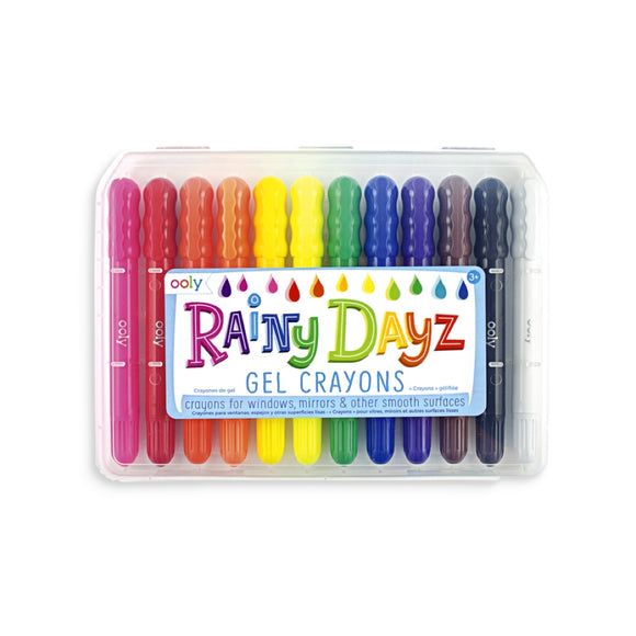 Rainy Dayz Gel Crayons - Set of 12 - MeMe Antenna